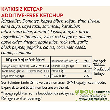 Kavanozda Ketçap 240 gr