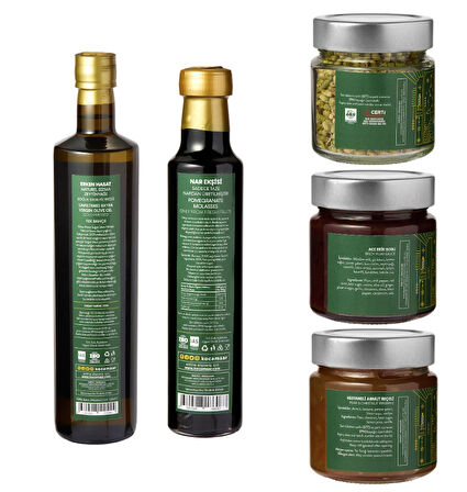 Kocamaar Çiftliği Kış Hasadı Kutusu – Sezonun Taptaze Zeytinyağı ve Nar ekşisi ile Atölye'den Premium Gurme Ürünler