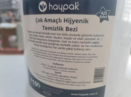 Haypak Hijyen Islak Mendil 425 ad