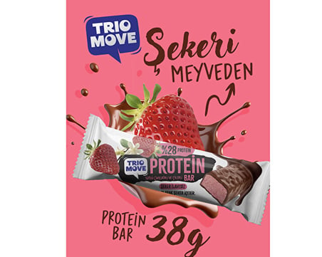 Trio Move Çikolata Kaplamalı Protein Bar 9'Lu Tanışma Paketi 38 Gr X 9 Adet Protein Bar40007-44rnkyk