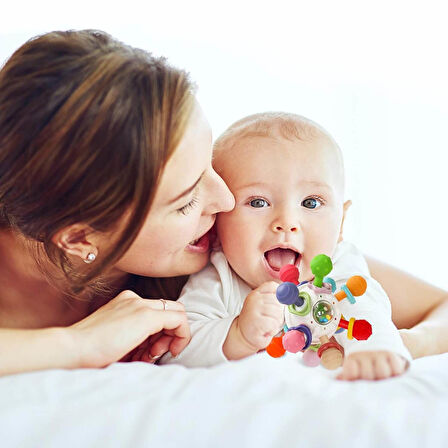 Circle Toys Montessori Duyusal Diş Kaşıyıcı Top