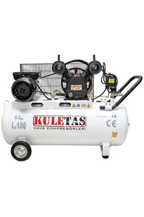 Kuletaş 100 lt 2 Hp 8 Bar Hava Kompresörü