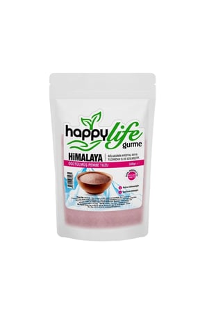 HAPPY LİFE GURME HİMALAYA TUZU ÖĞÜTÜLMÜŞ PEMBE 500 GR