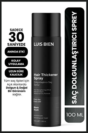 Dolgunlaştırıcı Saç Spreyi Siyah 100 Ml 