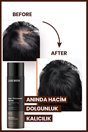 Saç Dolgunlaştırıcı Sprey - Koyu Kahverengi