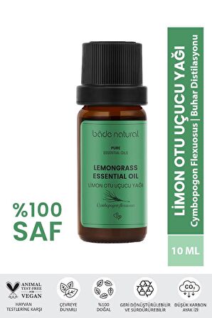 Bade Natural Limon Otu Uçucu Yağı %100 Saf 10 ml