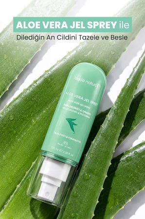 Bade Natural Aloe Vera Jel Güneş Sonrası Nemlendirici %100 Doğal 100 ml