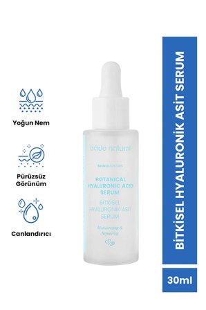Bade Natural Bitkisel Hyalüronik Asit Yüz Serumu Nemlendirici ve Canlandırıcı 30 ml