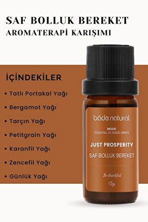 Bade Natural Saf Bolluk Bereket Aromaterapi Karışımı 10 ml