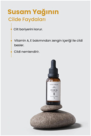 Susam Yağı Soğuk Sıkım %100 Saf 30 ml