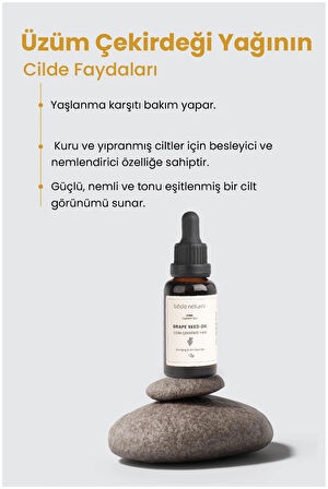 Üzüm Çekirdeği Yağı Soğuk Sıkım %100 Saf 30 ml