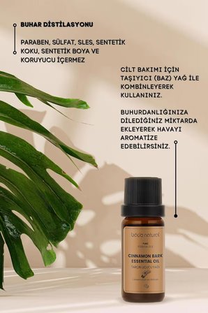 Bade Natural Tarçın Uçucu Yağı 10 ml