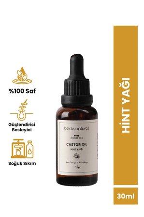 Bade Natural Hint Yağı Soğuk Sıkım %100 Saf 30 ml