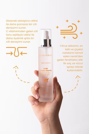 Bade Natural Neroli Suyu Yaşlanma Karşıtı Tonik %100 Doğal ve Saf 100 ml