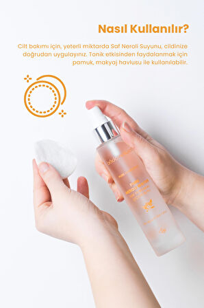 Bade Natural Neroli Suyu Yaşlanma Karşıtı Tonik %100 Doğal ve Saf 100 ml