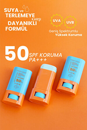 Bade Natural %100 Doğal ve Mineral Filtreli 50+ SPF Yüksek Korumalı Çocuk Güneş Koruyucu Stick