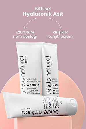 Vanilya Bitkisel El ve Vücut Kremi %100 Doğal ve Vegan 75ml