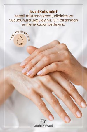 Bade Natural Citrus Bitkisel El ve Vücut Kremi %100 Doğal ve Vegan 75ml 