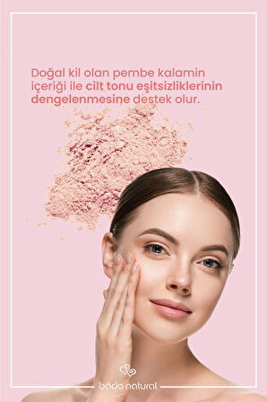 Bade Natural 50 SPF Ton Eşitleyici ve Cilt Aydınlatıcı Pembe Yüksek Korumalı Güneş Stick 16 g