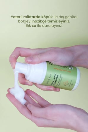 Bade Natural Nioli Yağlı Genital Bölge Yıkama Köpüğü pH 3.8 %100 Doğal 100 ml