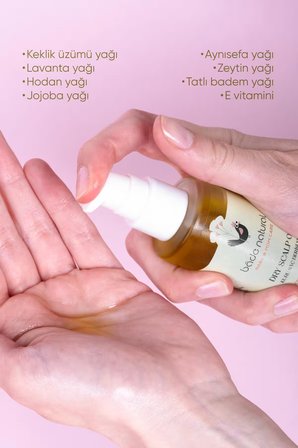 Bade Natural Bebek Kuru Saç Derisi %100 Doğal Bakım Yağı 50 ml