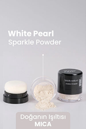 Sparkle Powder White Pearl Toz Işıltılı Aydınlatıcı %100 Doğal