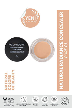 Bade Natural Natural Radiance Concealer Pure 01