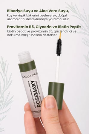Biberiye Yağı Kaş Kirpik Bakım Serumu Besleyici ve Güçlendirici 10 ml