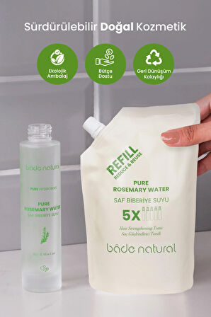 Biberiye Suyu Güçlendirici Saç Toniği Refill Paket 500 ml