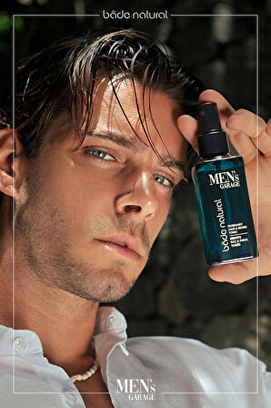 Bade Natural Men's Garage Biberiye Saç ve Sakal Toniği Besleyici ve Nemlendirici 150 ml
