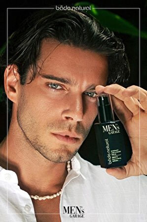 Bade Natural Men's Garage Biberiye Saç ve Sakal Serumu Besleyici ve Derinlemesine Bakım 50 ml