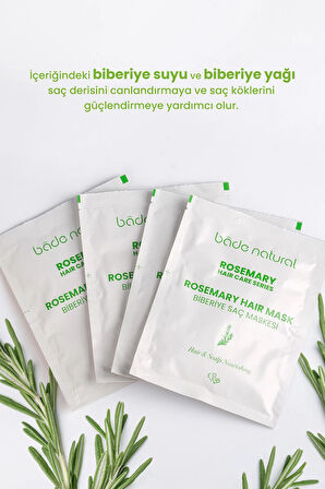 Biberiye Saç Maskesi Besleyici ve Güçlendirici 4x25ml