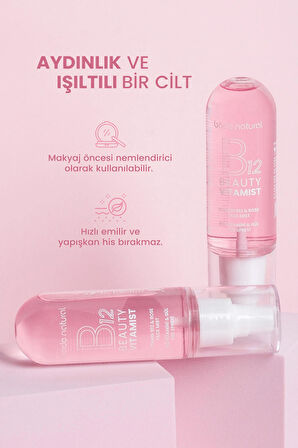 Bade Natural Vitamist B12 Vitamini & Gül Yüz Spreyi 100 ml
