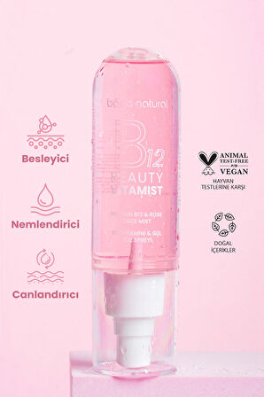 Bade Natural Vitamist B12 Vitamini & Gül Yüz Spreyi 100 ml