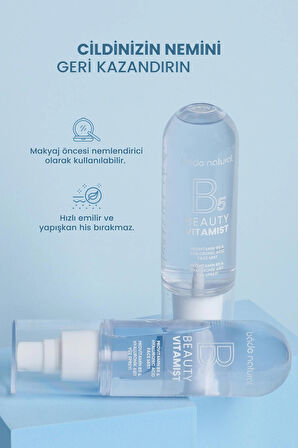 Bade Natural Vitamist Provitamin B5 & Hyaluronik Asit Yüz Spreyi 100 ml