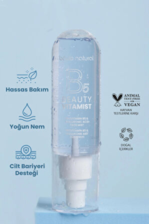 Bade Natural Vitamist Provitamin B5 & Hyaluronik Asit Yüz Spreyi 100 ml