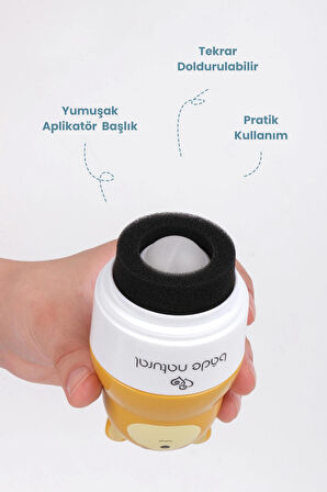 Bade Natural Çocuk Güneş Koruyucu Losyon 50+ SPF %100 Doğal Refill Paket + Ayı Figürlü Aplikatör Set