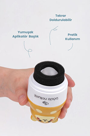 Bade Natural Çocuk Güneş Koruyucu Losyon 50+ SPF %100 Doğal Refill Paket + Kedi Figürlü Aplikatör Set