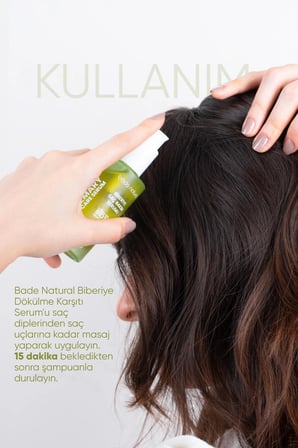 Bade Natural Biberiye Dökülme Karşıtı Ve Güçlendirici Yoğun Saç Bakım Seti