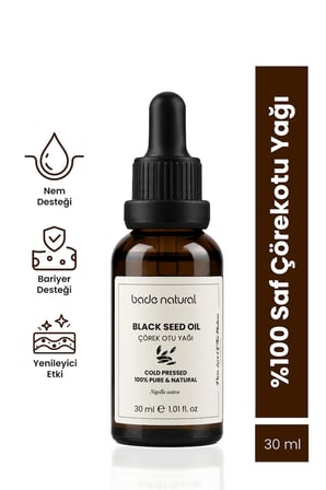 Bade Natural Çörek Otu Yağı Soğuk Sıkım   30 Ml
