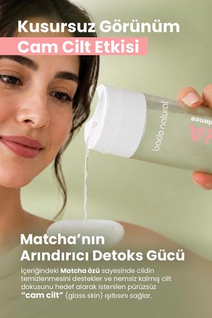 Matcha Cam Cilt (Glass Skin) Arındırıcı Ve Canlandırıcı, Makyaj Temizleyici Misel Su 200 Ml