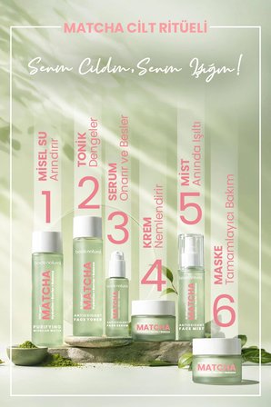 Matcha Cam Cilt (Glass Skin) Arındırıcı Ve Canlandırıcı, Makyaj Temizleyici Misel Su 200 Ml