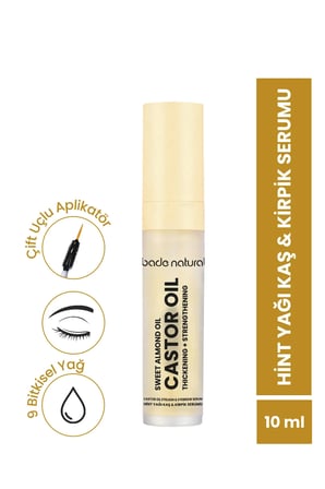 Bade Natural Hint Yağı Kaş & Kirpik Serumu 10 Ml