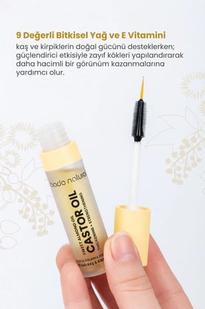 Bade Natural Hint Yağı Kaş & Kirpik Serumu 10 Ml