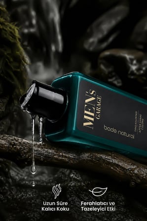 Bade Natural Men's Garage Dökme Tıraş Kolonyası 250 ml