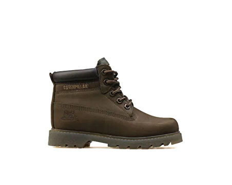 Cat Çocuk Botu 015F101069-Green-Nubuk Kahverengi Colorado Translucent Zip