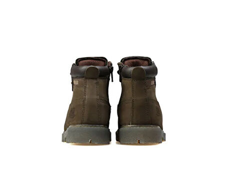 Cat Çocuk Botu 015F101069-Green-Nubuk Kahverengi Colorado Translucent Zip