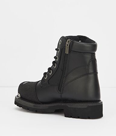 Black Hakiki Deri Kadın Bot & Bootie M0777037103