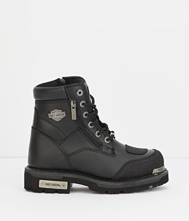 Harley Davidson Black Hakiki Deri Kadın Bot & Bootie M0777037103