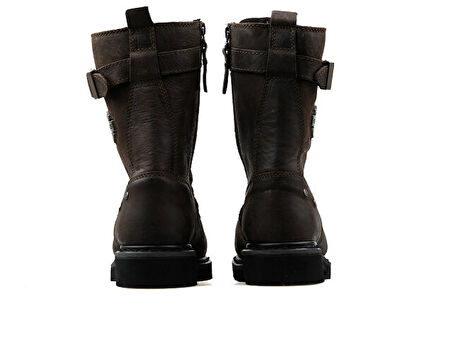 Harley Davidson Genç Günlük Bot 025G100385 Gladıs Olıve Baskılı Derı